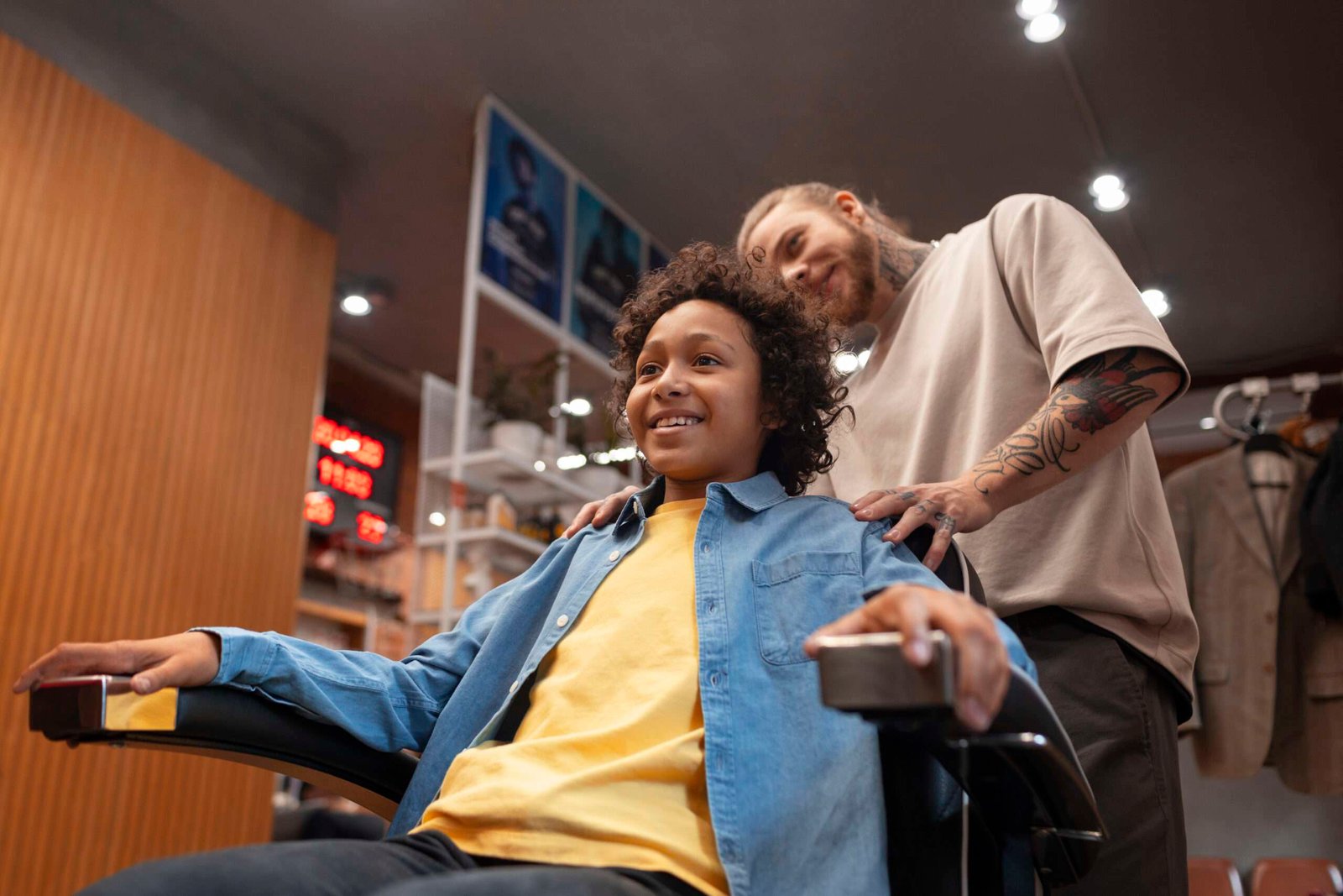 view-child-hair-salon Travel with electric wheelchsir in India